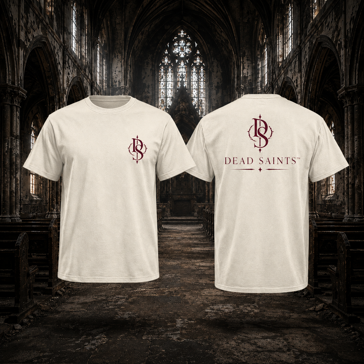 Foundation Tee Bone | Crimson
