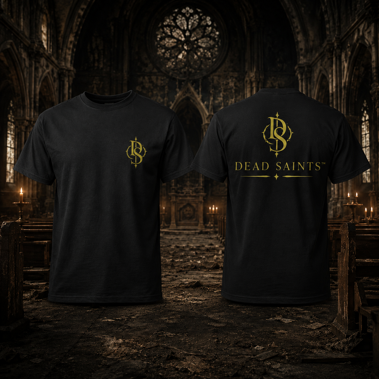 Foundation Tee Black | Gold