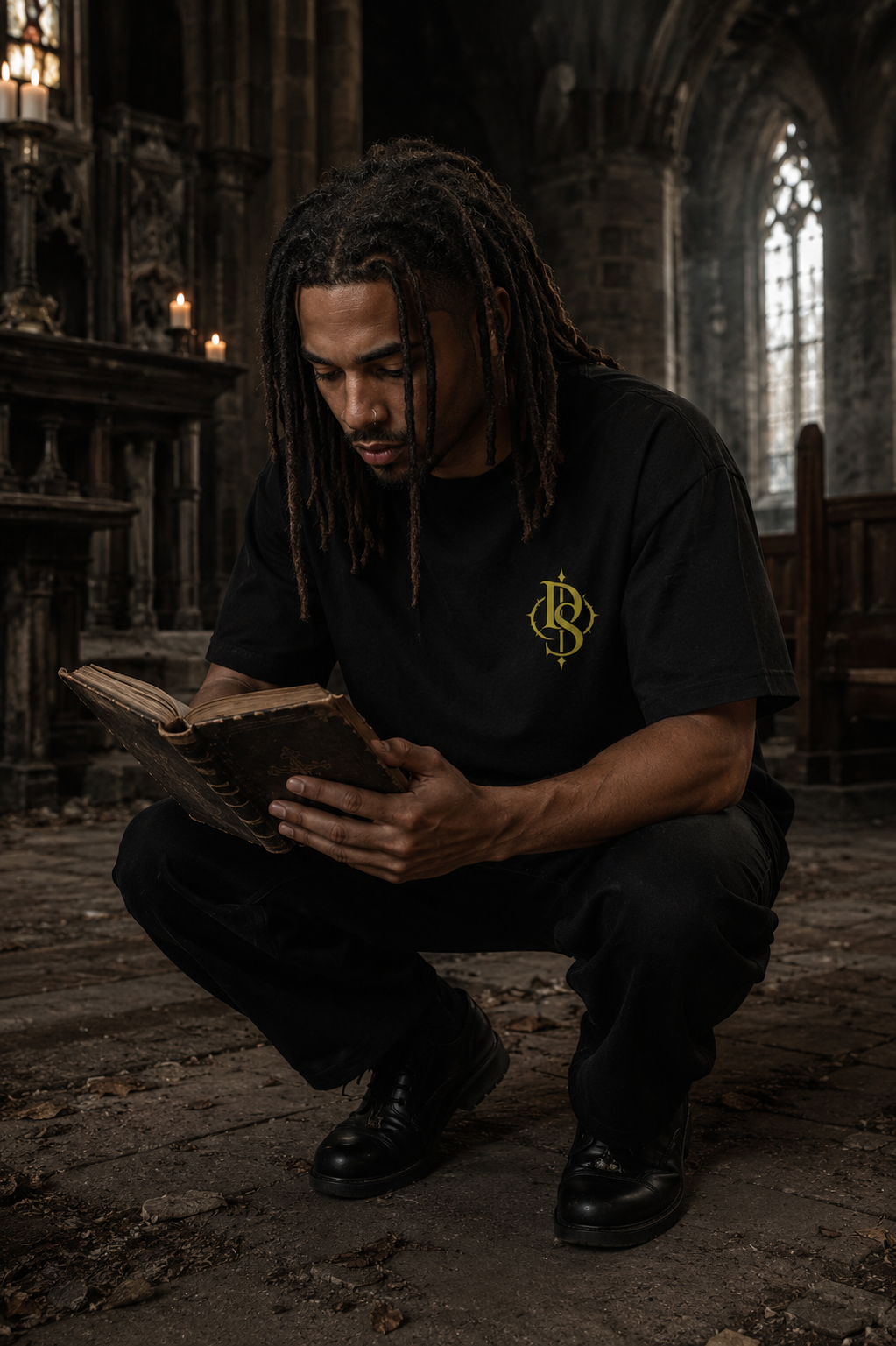 Foundation Tee Black | Gold