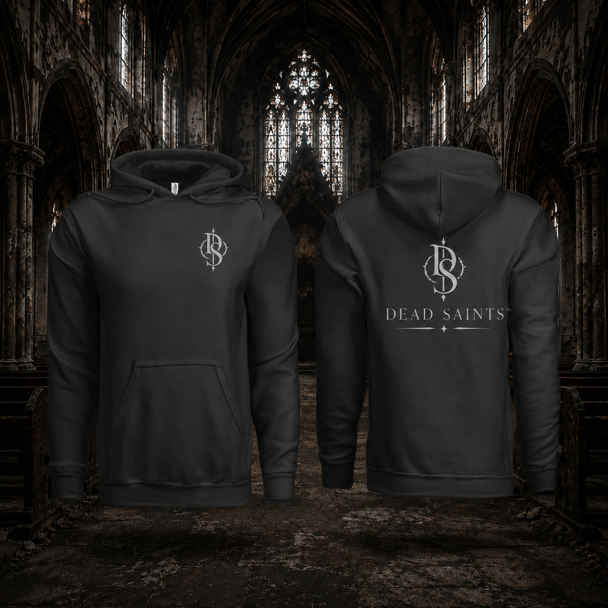 Foundation Hoodie Black | Grey