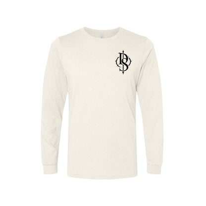 Foundation Long Sleeve Tee Bone | Black