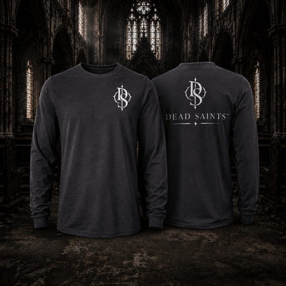Foundation Long Sleeve Tee Black | White