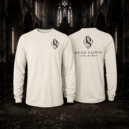Foundation Long Sleeve Tee Bone | Black